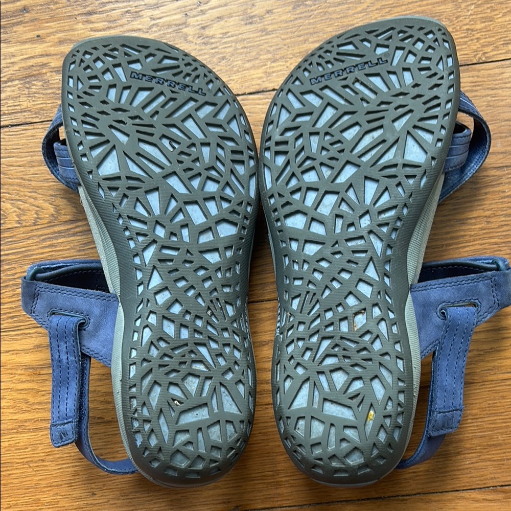 Merrell blue convertible strap sandals size 7 - Picture 3 of 6